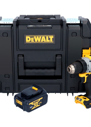 Perceuse-visseuse sans fil DeWalt DCD 800 NT 18 V 90 Nm sans balais + 1x batterie 4,0 Ah + TSTAK - sans chargeur