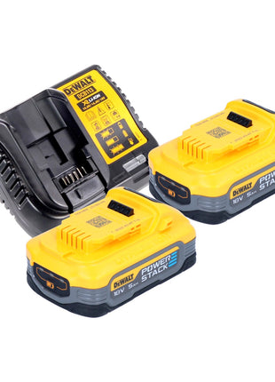 Perceuse-visseuse sans fil DeWalt DCD 800 H2T 18 V 90 Nm sans balais + 2x batteries 5,0 Ah + chargeur + TSTAK