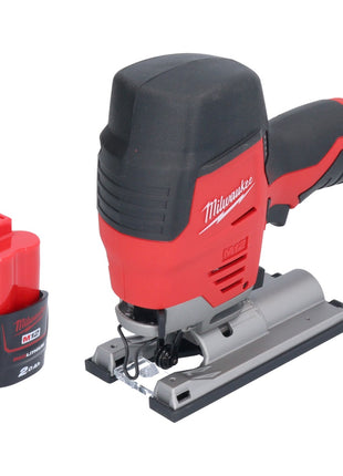 Milwaukee M12 JS-201 Akku Stichsäge 12 V + 1x Akku 2,0 Ah - ohne Ladegerät