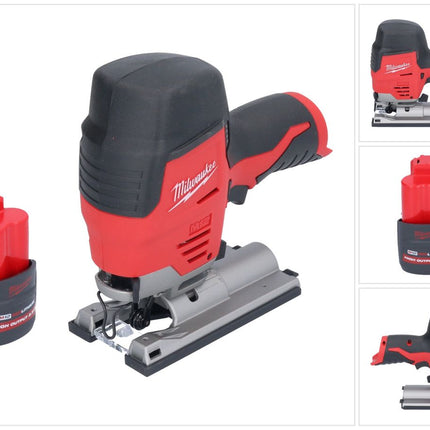 Milwaukee M12 JS-251 Akku Stichsäge 12 V + 1x Akku 2,5 Ah - ohne Ladegerät