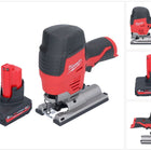 Milwaukee M12 JS-501 Akku Stichsäge 12 V + 1x Akku 5,0 Ah - ohne Ladegerät