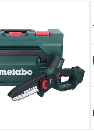 Sierra para madera a batería Metabo MS 18 LTX 15 18 V 15 cm 5 m/s + 1x batería 2,0 Ah + metaBOX - sin cargador