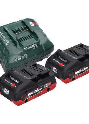 Metabo MS 18 LTX 15 sierra para madera a batería 18 V 15 cm 5 m/s + 2x batería 4,0 Ah + cargador + metaBOX