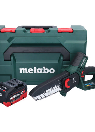 Metabo MS 18 LTX 15 Akku Gehölzsäge 18 V 15 cm 5 m/s + 1x Akku 5,5 Ah + metaBOX - ohne Ladegerät