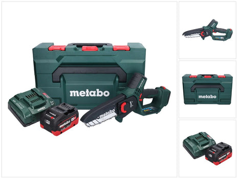 Sierra para madera a batería Metabo MS 18 LTX 15 18 V 15 cm 5 m/s + 1x batería 5,5 Ah + cargador + metaBOX