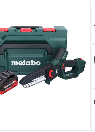 Metabo MS 18 LTX 15 outil sans fil 18 V 15 cm 5 m/s + 2x batterie 5,5 Ah + chargeur + metaBOX