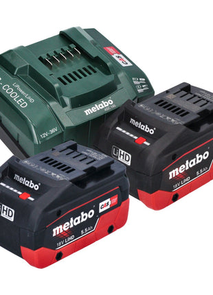 Metabo MS 18 LTX 15 outil sans fil 18 V 15 cm 5 m/s + 2x batterie 5,5 Ah + chargeur + metaBOX