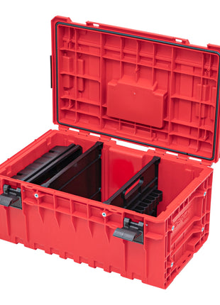 Qbrick System ONE 350 2.0 Vario RED ULTRA HD Custom Werkzeugkoffer modularer Organizer 585 x 385 x 320 mm 38 l stapelbar IP66