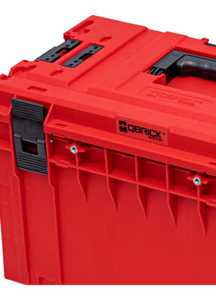 Qbrick System ONE 450 2.0 Vario RED ULTRA HD Custom Werkzeugkoffer modularer Organizer 585 x 385 x 420 mm 52 l stapelbar IP66