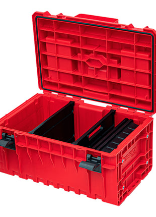 Qbrick System ONE 350 2.0 Profi RED ULTRA HD Mallette à outils sur mesure organisateur modulaire 585 x 385 x 320 mm 38 l empilable IP66