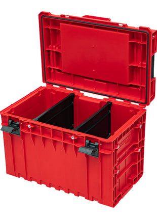 Qbrick System ONE 450 2.0 Expert RED ULTRA HD Custom Werkzeugkoffer modularer Organizer 585 x 385 x 420 mm 52 l stapelbar IP66