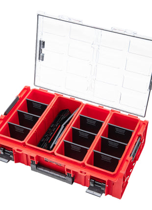 Qbrick System ONE Organizer 2XL ROUGE ULTRA HD Custom + adaptateur ONE Connect 582 x 387 x 172 mm 19,5 l empilable IP66