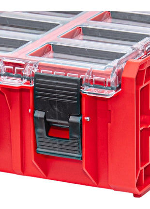 Qbrick System ONE Organizer 2XL 2.0 MFI RED ULTRA HD apilable 582 x 387 x 131 mm 13,5 l IP66 con inserto de espuma