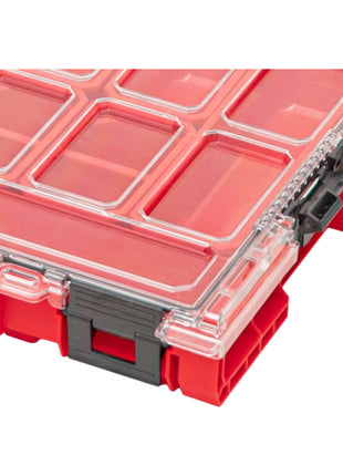 Qbrick System ONE Organizer L 2.0 RED ULTRA HD stapelbar 531 x 379 x 77 mm 6 l IP66 mit 10 Inlays