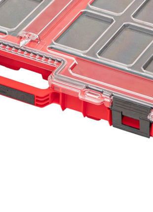 Qbrick System ONE Organizer L 2.0 MFI RED ULTRA HD stapelbar 531 x 379 x 77 mm 6 l IP66 mit Schaumstoffeinlage