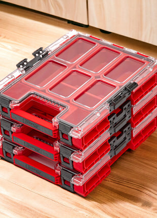 Qbrick System ONE Organizer M RED ULTRA HD Organizer 365 x 265 x 77 mm 2,5 l stapelbar IP66