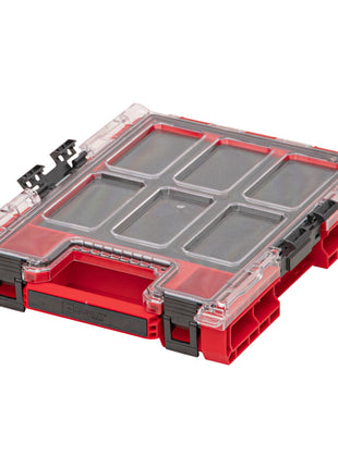 Qbrick System ONE Organizer M MFI RED ULTRA HD stapelbar 365 x 265 x 77 mm 2,5 l IP66 mit Schaumstoffeinlage