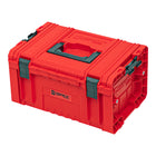 Qbrick System PRO Toolbox 2.0 RED ULTRA HD Custom Werkzeugkoffer 450 x 260 x 240 mm 19 l stapelbar IP54 mit 3 Fächern und Ablage