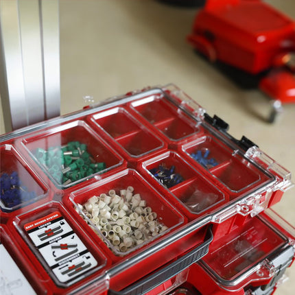 Qbrick System PRO 100 RED ULTRA HD Organizer 452 x 296 x 79 mm 5 l stapelbar IP54