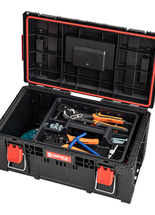 Qbrick System PRIME Toolbox 250 Vario empilable 535 x 327 x 271 mm 28l IP66 avec 3 cloisons