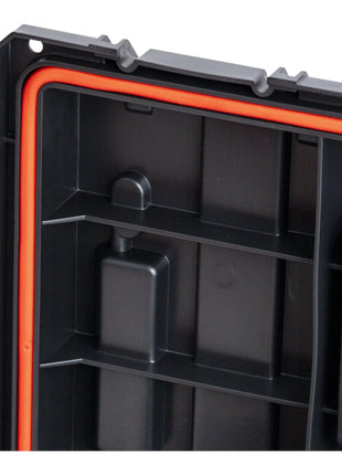 Qbrick System PRIME Toolbox 250 Vario empilable 535 x 327 x 271 mm 28l IP66 avec 3 cloisons