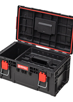 Qbrick System PRIME Toolbox 250 Vario empilable 535 x 327 x 271 mm 28l IP66 avec 3 cloisons