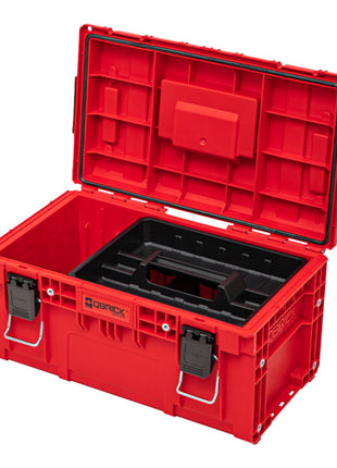 Qbrick System PRIME Toolbox 250 Vario RED ULTRA HD Custom stapelbar 535 x 327 x 271 mm 26l IP66 mit 3 Trennwänden