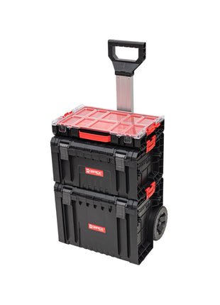 Qbrick System PRO Set 2 Werkzeugwagen Set + PRO Cart 2.0 + PRO Toolbox 2.0 + PRO Organizer 100 450 x 390 x 690 mm 52 l IP54