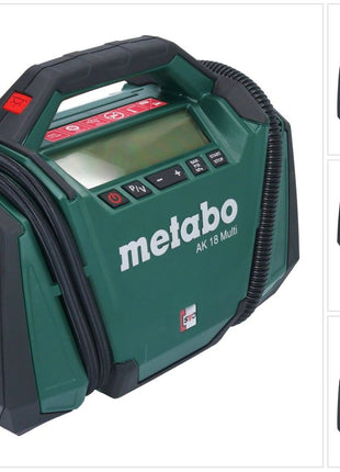 Metabo AK 18 Multi Akku Kompressor 18 V 11 bar Solo ( 600794850 ) - ohne Akku, ohne Ladegerät