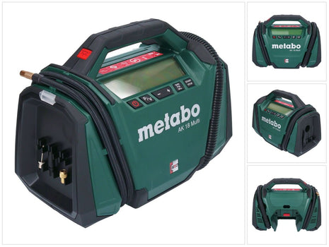 Kompresor akumulatorowy Metabo AK 18 Multi 18 V 11 bar Solo ( 600794850 ) - bez akumulatora, bez ładowarki