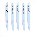 Bosch 5 Säbelsägeblätter 225 mm Heavy for Metal S 1120 CF / S1120CF ( 2608656255 ) - Toolbrothers