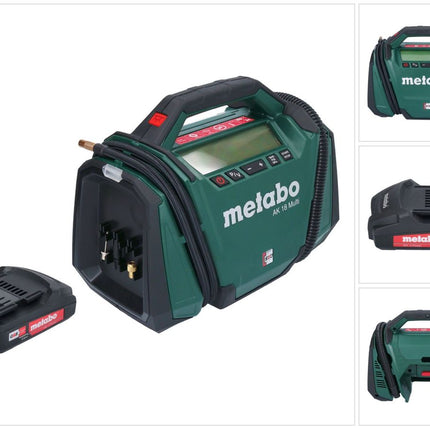 Metabo AK 18 Multi Akku Kompressor 18 V 11 bar + 1x Akku 2,0 Ah - ohne Ladegerät