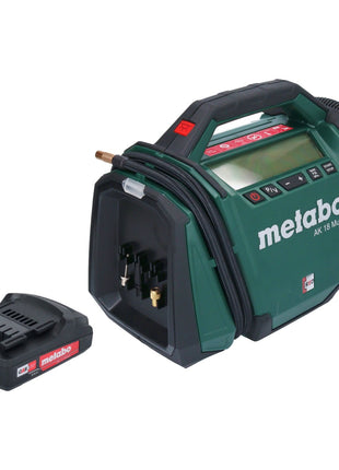 Compresseur Metabo AK 18 Multi batterie 18 V 11 bar + 1x batterie 2,0 Ah - sans chargeur