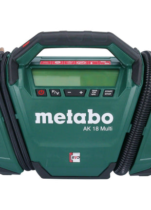 Metabo AK 18 Compresor multibatería 18 V 11 bar + 1x batería 2,0 Ah + cargador