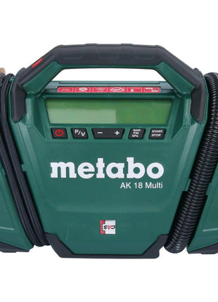 Compresseur Metabo AK 18 Multi batterie 18 V 11 bar + 1x batterie 4,0 Ah + chargeur