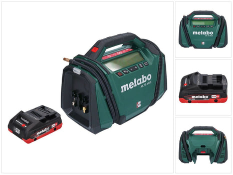 Metabo AK 18 Multi Akku Kompressor 18 V 11 bar + 1x Akku 4,0 Ah - ohne Ladegerät