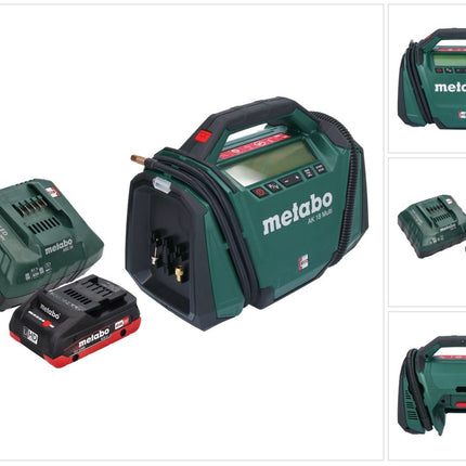 Metabo AK 18 Multi Akku Kompressor 18 V 11 bar + 1x Akku 4,0 Ah + Ladegerät