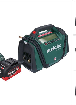 Metabo AK 18 Multi Akku Kompressor 18 V 11 bar + 1x Akku 5,5 Ah + Ladegerät