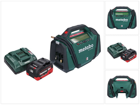 Compresseur Metabo AK 18 Multi batterie 18 V 11 bar + 1x batterie 5,5 Ah + chargeur