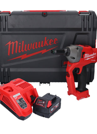 Milwaukee M18 ONEFPRT-401X Akku Blindnietgerät 18 V 20 kN Brushless + 1x Akku 4,0 Ah + Ladegerät + HD Box