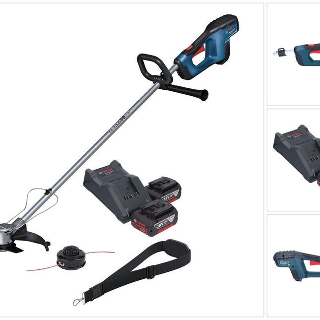 Bosch GFR 18V-23 Professional Akku Freischneider 18 V 230 mm Brushless + 2x Akku 4,0 Ah + Ladegerät