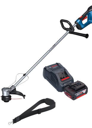 Bosch GRT 18V-33 Professional Akku Rasentrimmer 18 V 330 mm Brushless + 1x Akku 5,0 Ah + Ladegerät