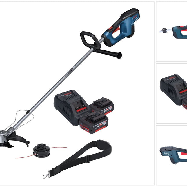 Bosch GFR 18V-23 Professional Akku Freischneider 18 V 230 mm Brushless + 2x Akku 6,0 Ah + Ladegerät