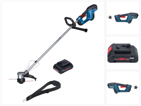 Bosch GRT 18V-33 Cortabordes a batería profesional 18 V 330 mm sin escobillas + 1x batería ProCORE 4,0 Ah - sin cargador