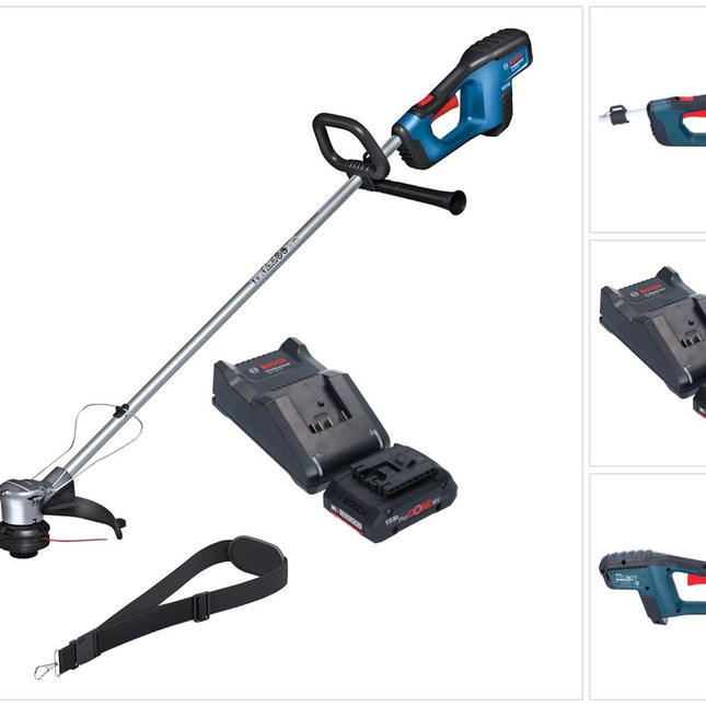 Bosch GRT 18V-33 Professional Akku Rasentrimmer 18 V 330 mm Brushless + 1x ProCORE Akku 4,0 Ah + Ladegerät
