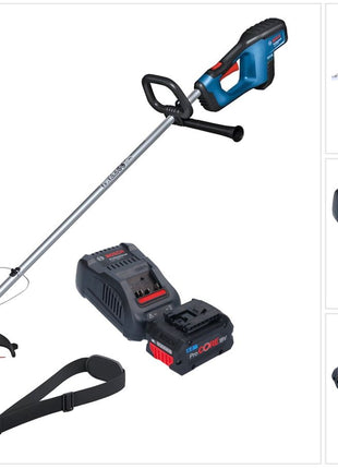 Bosch GRT 18V-33 Professional Akku Rasentrimmer 18 V 330 mm Brushless + 1x ProCORE Akku 8,0 Ah + Ladegerät