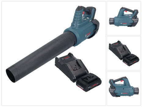 Bosch GBL 18V-750 Professional Souffleur sans fil 18 V BITURBO Brushless + 1x batterie ProCORE 4,0 Ah + chargeur