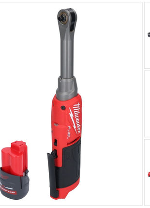 Milwaukee M12 FHIR14LR-251 batería de trinquete de alta velocidad 12 V 47 Nm 1/4" sin escobillas + 1x batería 2,5 Ah - sin cargador