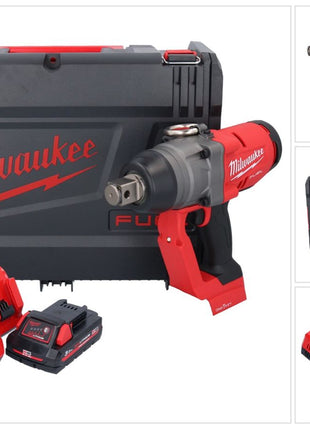 Milwaukee M18 ONEFHIWF1-301X Avvitatore a impulsi a batteria 18 V 2033 Nm 1 Brushless + 1x batteria 3,0 Ah + caricatore + HD Box