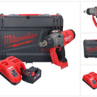 Milwaukee M18 ONEFHIWF1-401X Akku Schlagschrauber 18 V 2033 Nm 1″ Brushless + 1x Akku 4,0 Ah + Ladegerät + HD Box